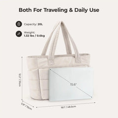 The Bubble 20L Puffy 15.6" Laptop Work Tote